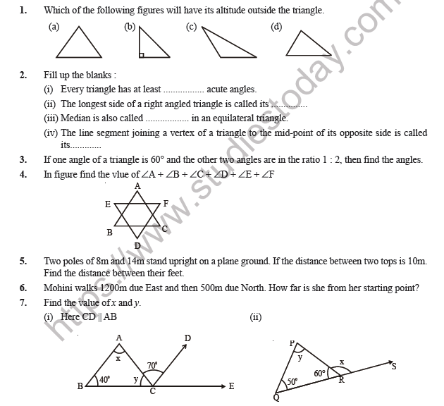 class-7-maths-triangle-and-its-properties-worksheet